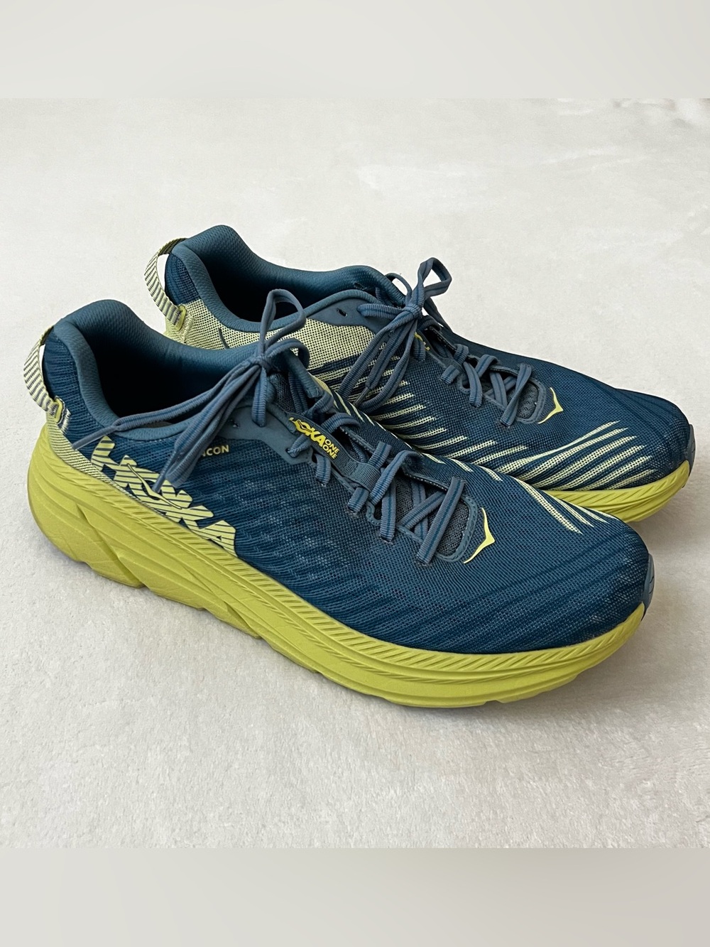 Hoka Women’s Rincon Size 11 Aegean Blue/Lime Sherbet
